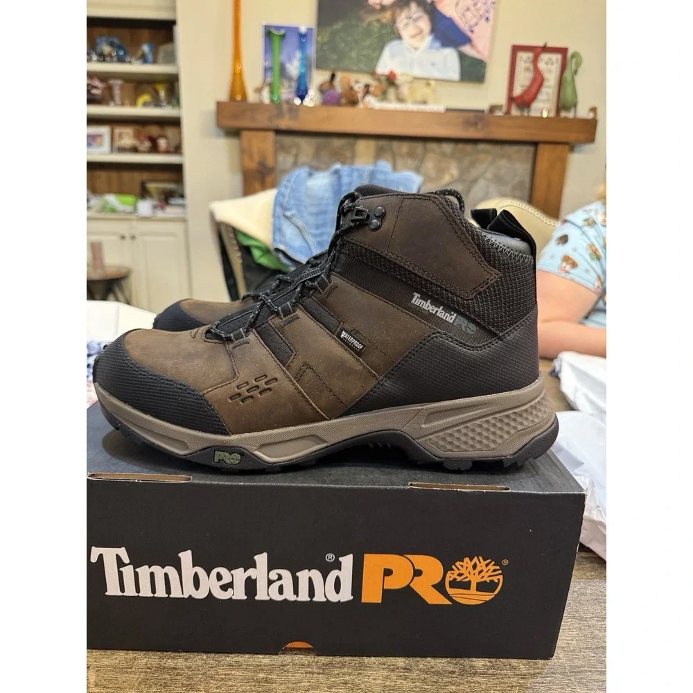 Timberland PRO Men's Switchback LT Soft Toe Waterproof Industrial Hiking‎ Work